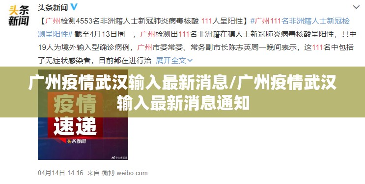 广州疫情武汉输入最新消息/广州疫情武汉输入最新消息通知