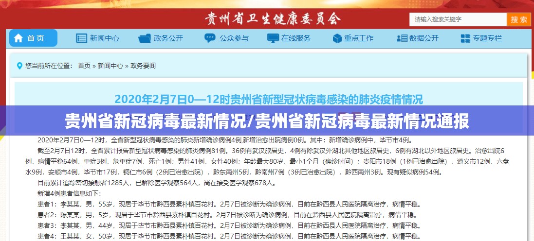贵州省新冠病毒最新情况/贵州省新冠病毒最新情况通报