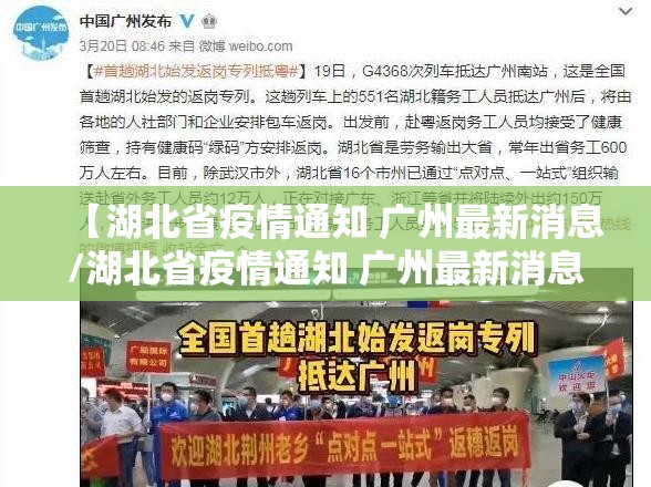 【湖北省疫情通知 广州最新消息/湖北省疫情通知 广州最新消息今天】
