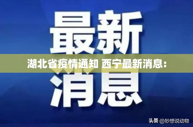 湖北省疫情通知 西宁最新消息: