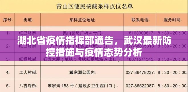 湖北省疫情指挥部通告，武汉最新防控措施与疫情态势分析