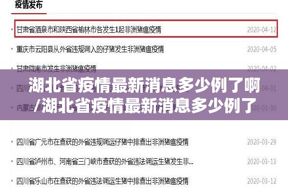 湖北省疫情最新消息多少例了啊/湖北省疫情最新消息多少例了