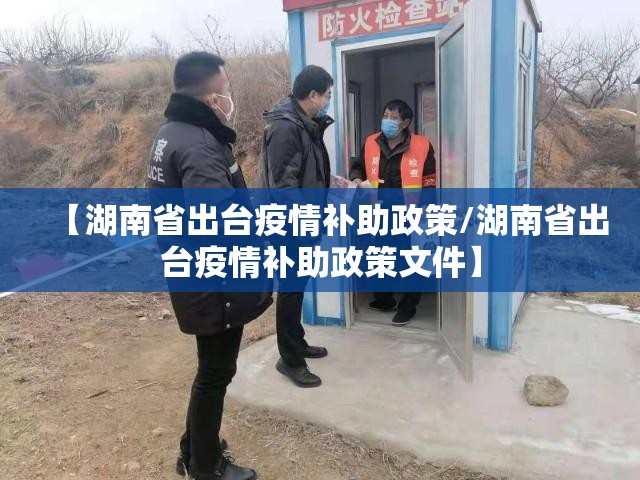 【湖南省出台疫情补助政策/湖南省出台疫情补助政策文件】