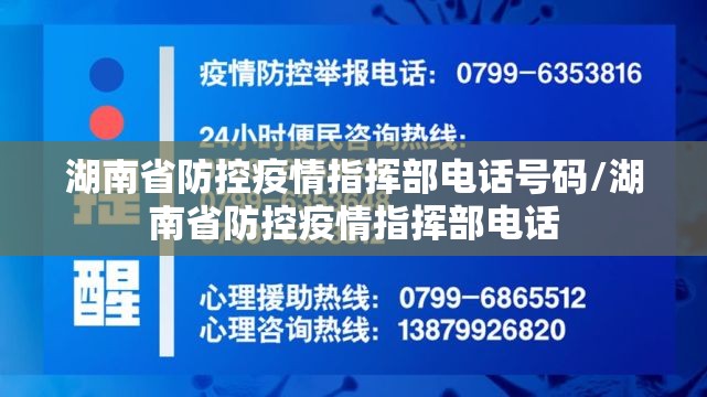 湖南省防控疫情指挥部电话号码/湖南省防控疫情指挥部电话