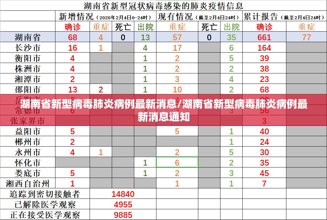 湖南省新型病毒肺炎病例最新消息/湖南省新型病毒肺炎病例最新消息通知