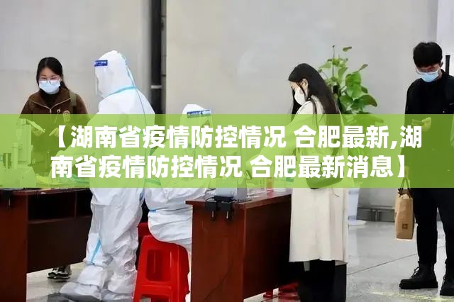 【湖南省疫情防控情况 合肥最新,湖南省疫情防控情况 合肥最新消息】