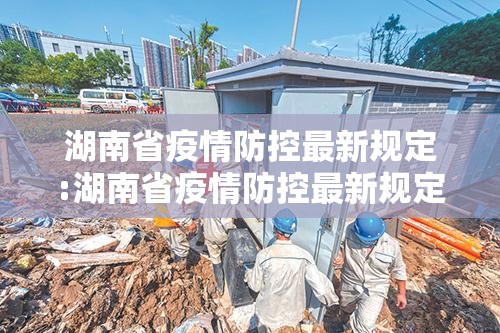 湖南省疫情防控最新规定:湖南省疫情防控最新规定通知