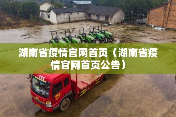 湖南省疫情官网首页（湖南省疫情官网首页公告）