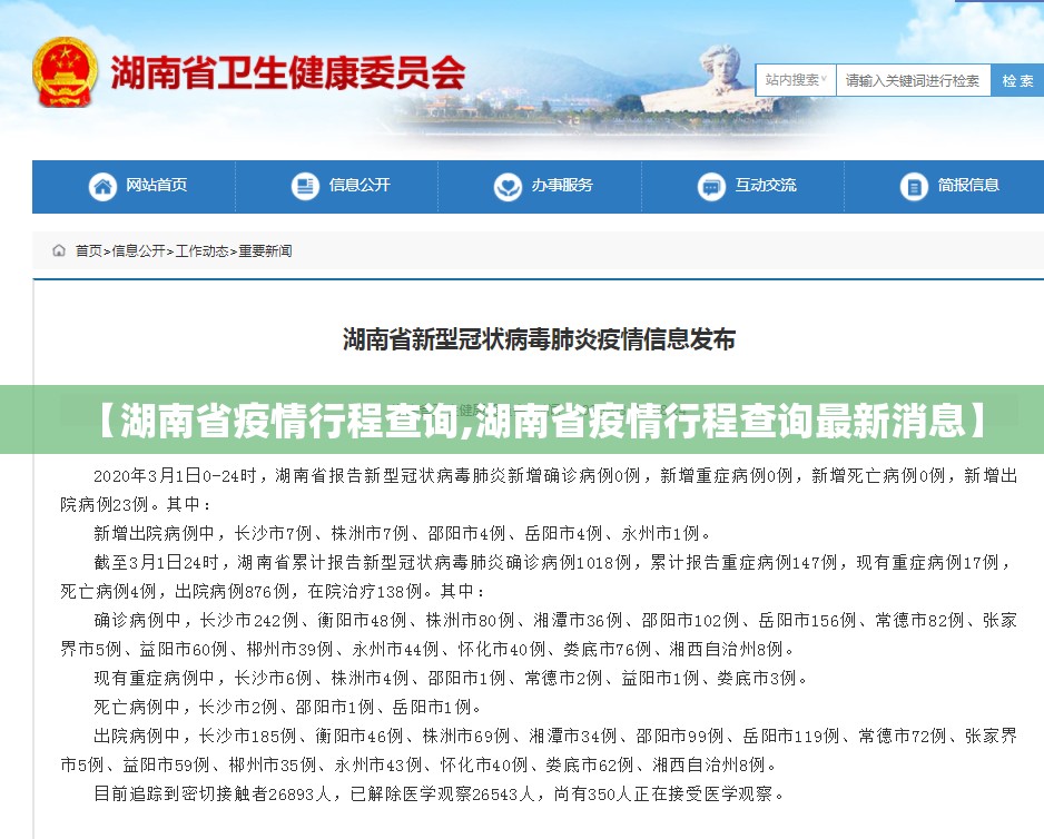 【湖南省疫情行程查询,湖南省疫情行程查询最新消息】