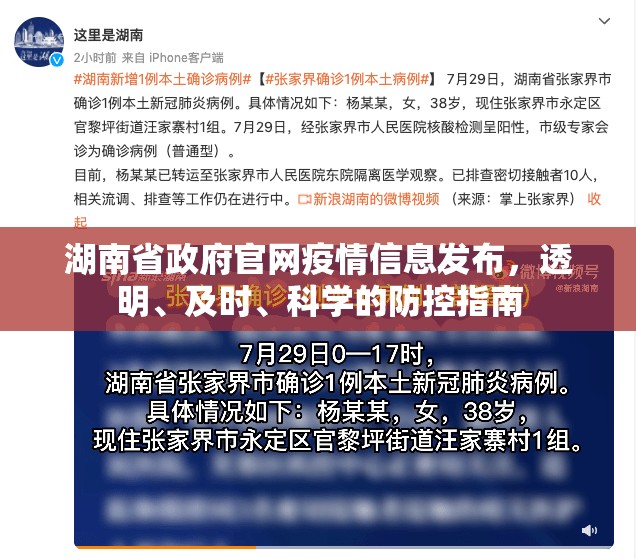 湖南省政府官网疫情信息发布，透明、及时、科学的防控指南