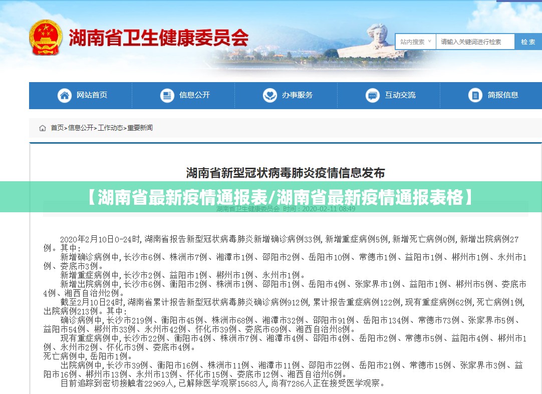 【湖南省最新疫情通报表/湖南省最新疫情通报表格】