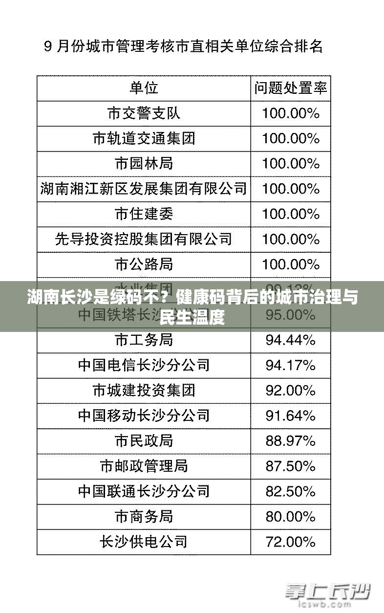 湖南长沙是绿码不？健康码背后的城市治理与民生温度