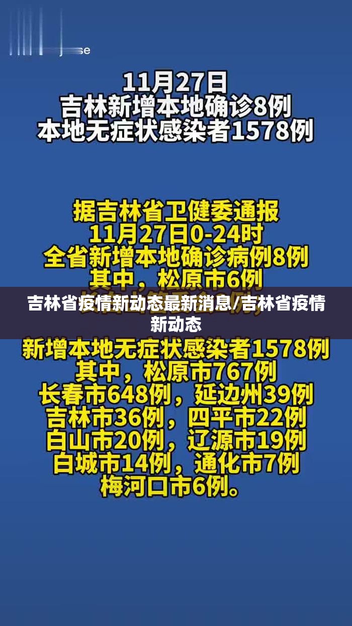 吉林省疫情新动态最新消息/吉林省疫情新动态