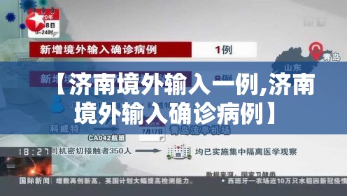 【济南境外输入一例,济南境外输入确诊病例】