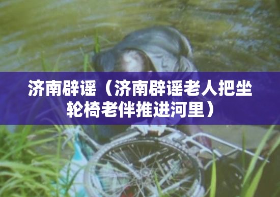 济南辟谣（济南辟谣老人把坐轮椅老伴推进河里）