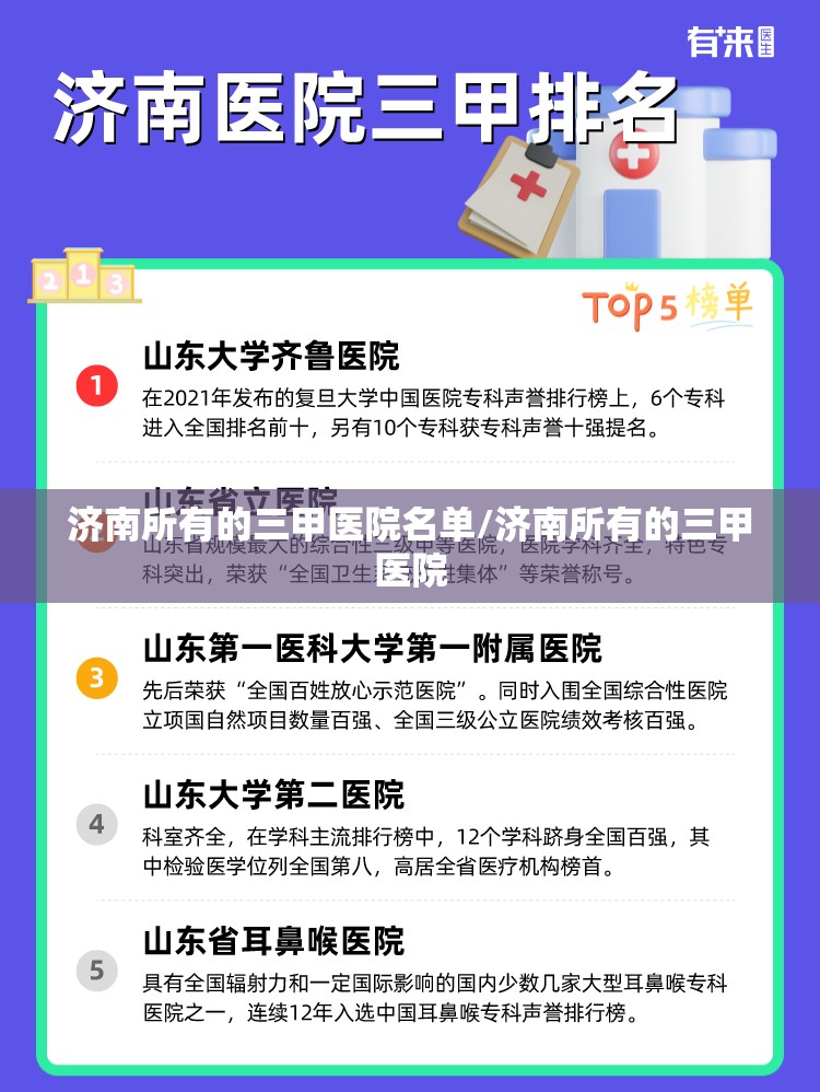 济南所有的三甲医院名单/济南所有的三甲医院