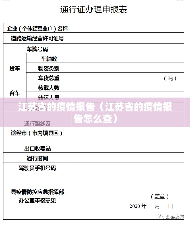 江苏省的疫情报告（江苏省的疫情报告怎么查）