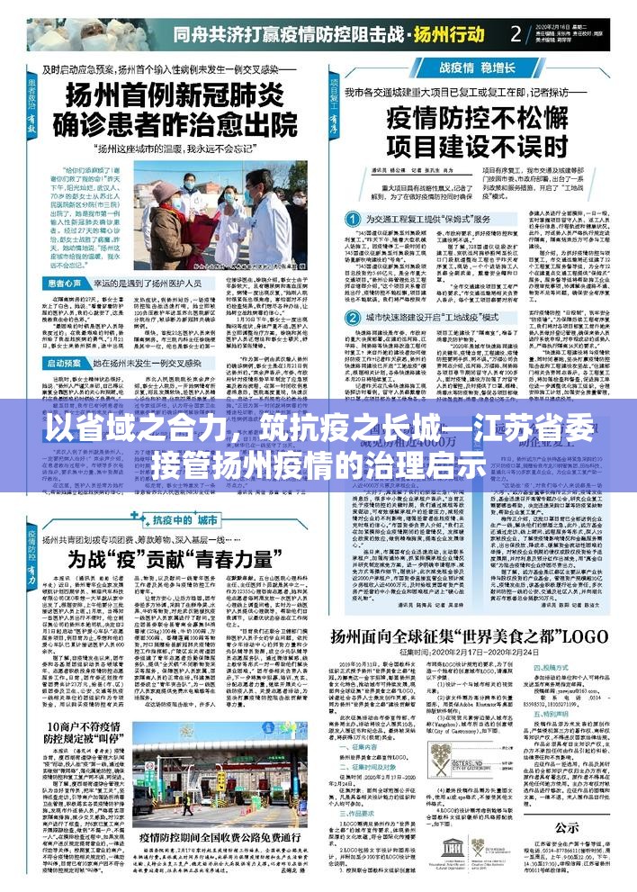 以省域之合力，筑抗疫之长城—江苏省委接管扬州疫情的治理启示