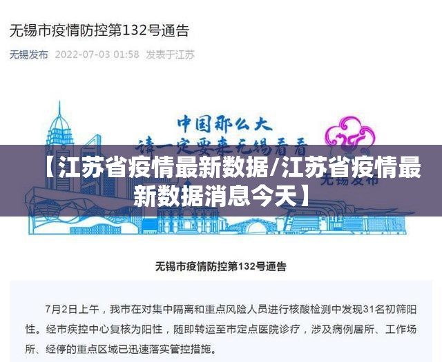 【江苏省疫情最新数据/江苏省疫情最新数据消息今天】