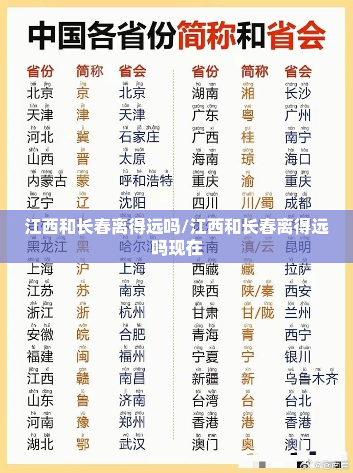 江西和长春离得远吗/江西和长春离得远吗现在