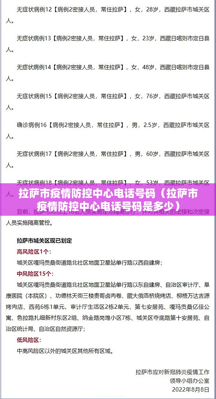 拉萨市疫情防控中心电话号码（拉萨市疫情防控中心电话号码是多少）