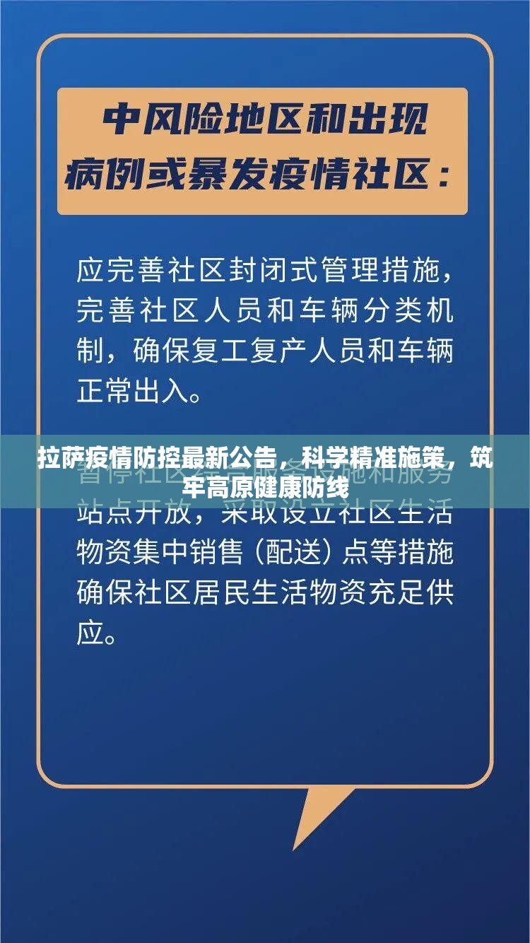 拉萨疫情防控最新公告，科学精准施策，筑牢高原健康防线