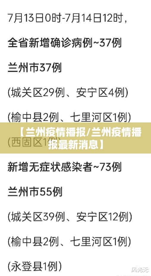 【兰州疫情播报/兰州疫情播报最新消息】