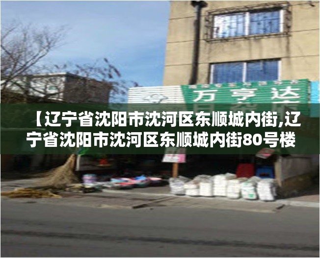 【辽宁省沈阳市沈河区东顺城内街,辽宁省沈阳市沈河区东顺城内街80号楼】