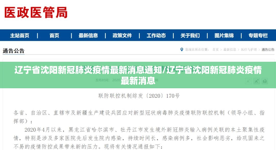 辽宁省沈阳新冠肺炎疫情最新消息通知/辽宁省沈阳新冠肺炎疫情最新消息