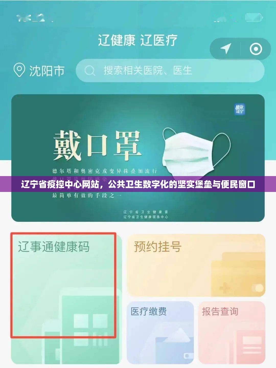 辽宁省疫控中心网站，公共卫生数字化的坚实堡垒与便民窗口