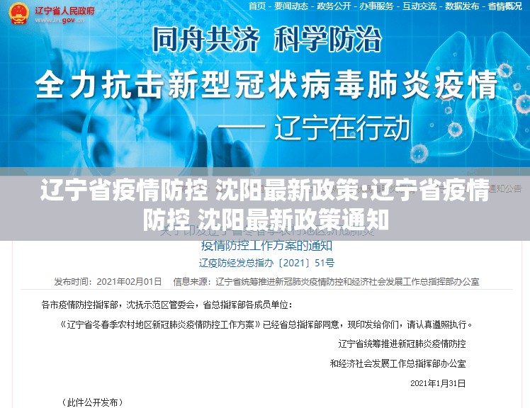 辽宁省疫情防控 沈阳最新政策:辽宁省疫情防控 沈阳最新政策通知