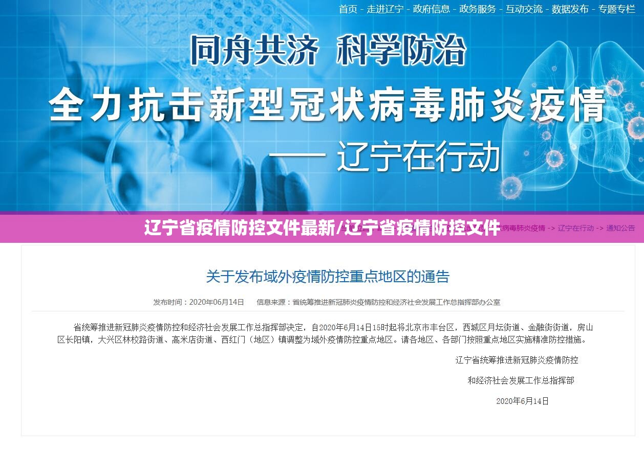 辽宁省疫情防控文件最新/辽宁省疫情防控文件