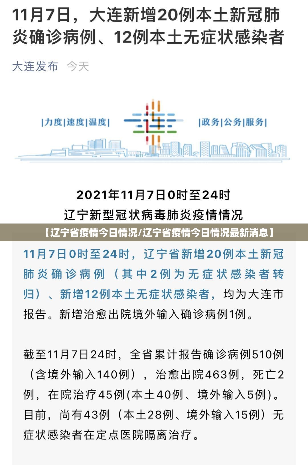 【辽宁省疫情今日情况/辽宁省疫情今日情况最新消息】