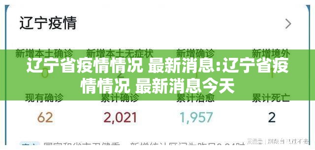 辽宁省疫情情况 最新消息:辽宁省疫情情况 最新消息今天