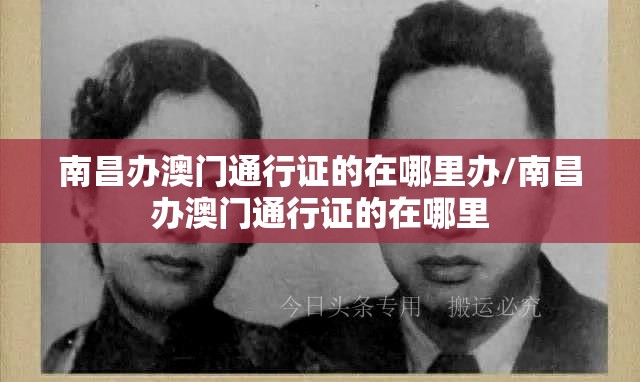 南昌办澳门通行证的在哪里办/南昌办澳门通行证的在哪里