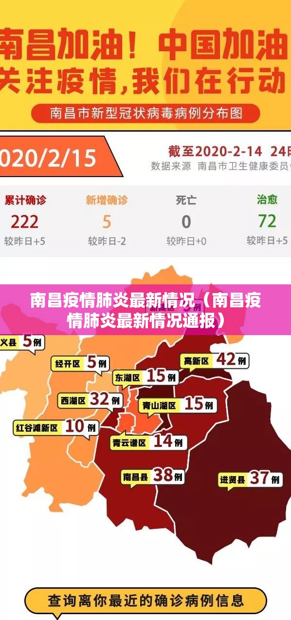 南昌疫情肺炎最新情况（南昌疫情肺炎最新情况通报）