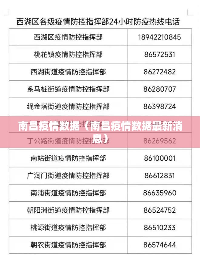 南昌疫情数据（南昌疫情数据最新消息）