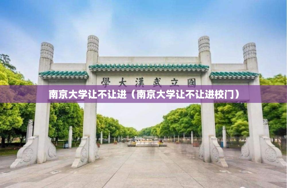 南京大学让不让进（南京大学让不让进校门）