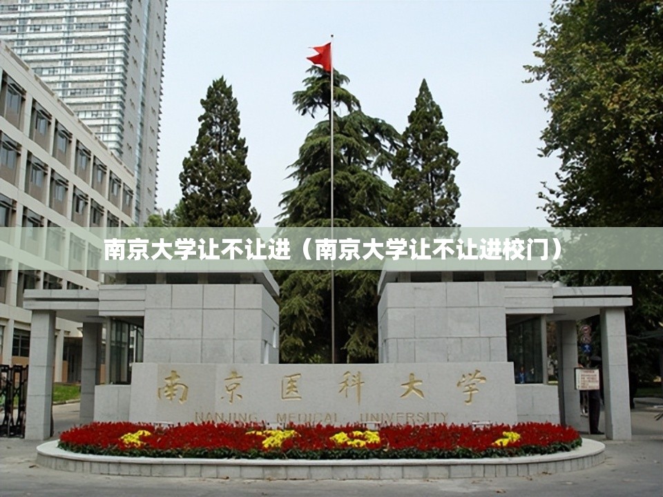 南京大学让不让进（南京大学让不让进校门）