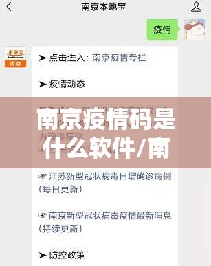 南京疫情码是什么软件/南京的疫情码