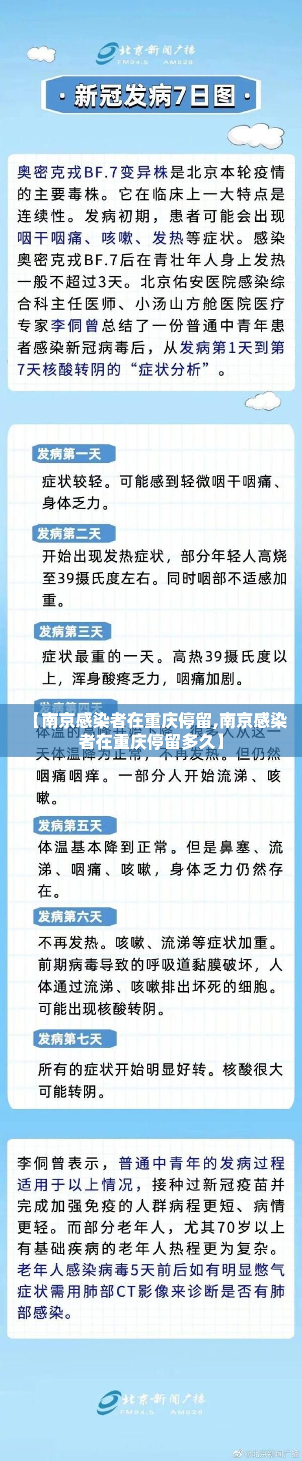 【南京感染者在重庆停留,南京感染者在重庆停留多久】