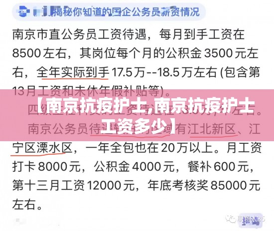 【南京抗疫护士,南京抗疫护士工资多少】