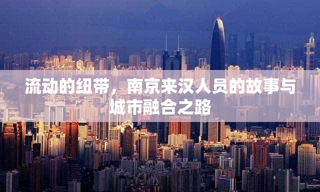 流动的纽带，南京来汉人员的故事与城市融合之路