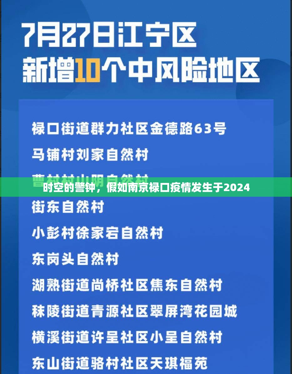 时空的警钟，假如南京禄口疫情发生于2024