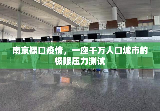 南京禄口疫情，一座千万人口城市的极限压力测试