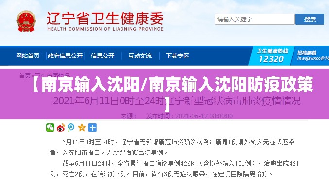 【南京输入沈阳/南京输入沈阳防疫政策】