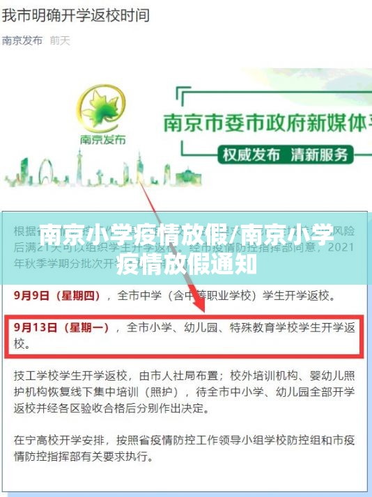 南京小学疫情放假/南京小学疫情放假通知