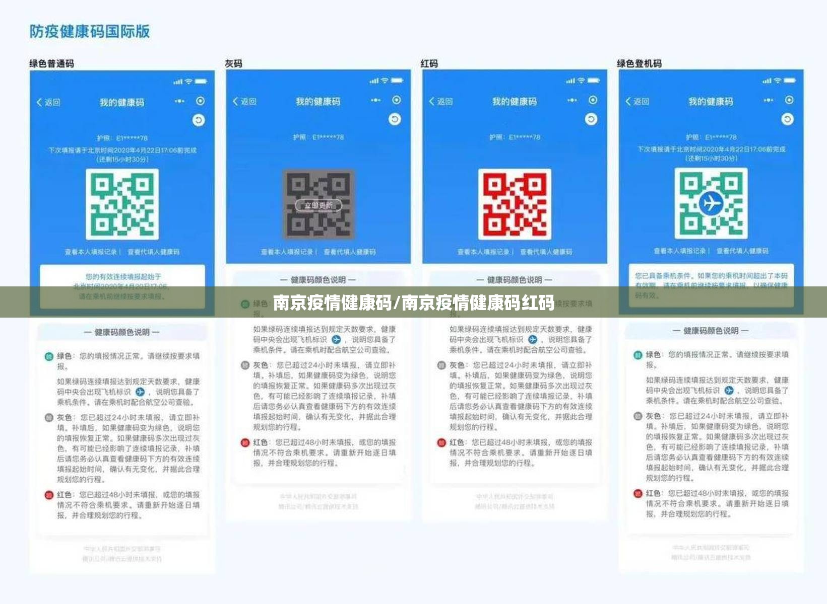 南京疫情健康码/南京疫情健康码红码