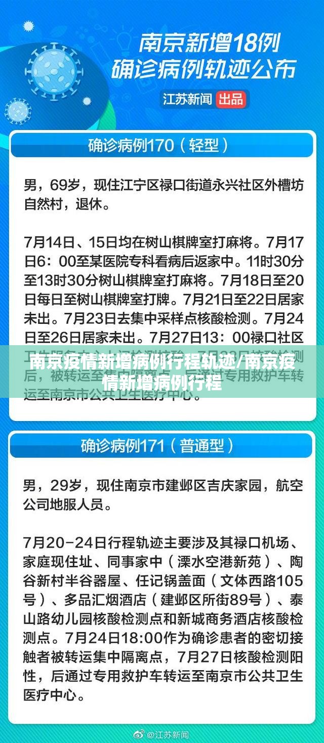 南京疫情新增病例行程轨迹/南京疫情新增病例行程