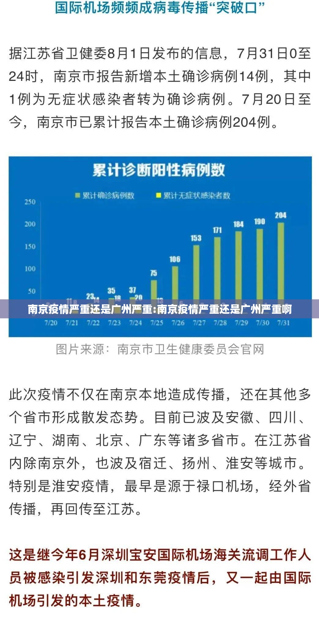 南京疫情严重还是广州严重:南京疫情严重还是广州严重啊